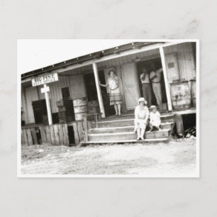 Big Pine Key Postamt Vintage Postkarte