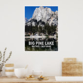Big Pine Lake Reiseplakat Poster (Küche)