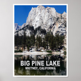 Big Pine Lake Travel Poster