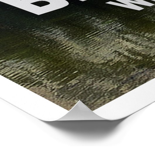 Big Pine Lake Travel Poster (Ecke)