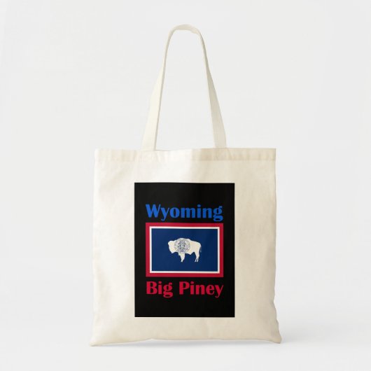 Big Piney Wyoming Tragetasche (Vorne)