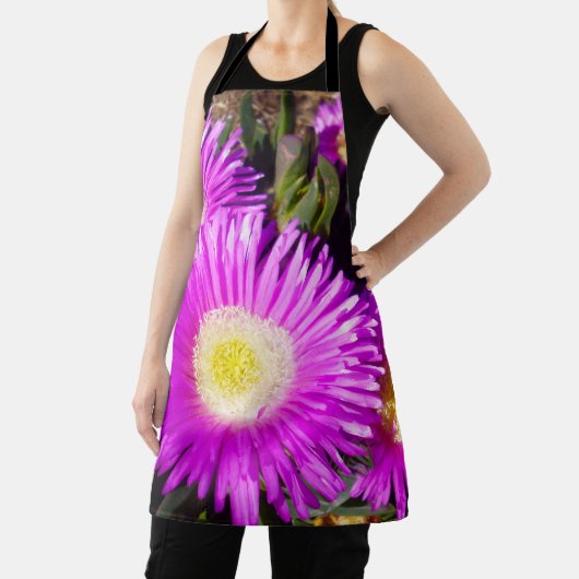 Big Pink Aussie Rambler Blume, Full Print Schürze (InSitu)