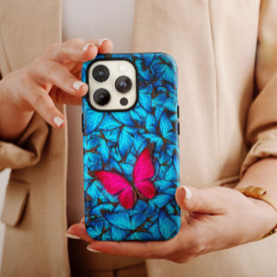 Big Pink Butterfly iPhone   Schmetterling iPhone 1 Case-Mate iPhone Hülle