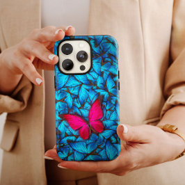 Big Pink Butterfly iPhone | Schmetterling iPhone 1 Case-Mate iPhone Hülle