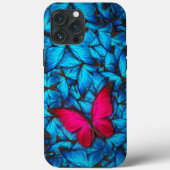 Big Pink Butterfly iPhone | Schmetterling iPhone 1 Case-Mate iPhone Hülle (Rückseite)