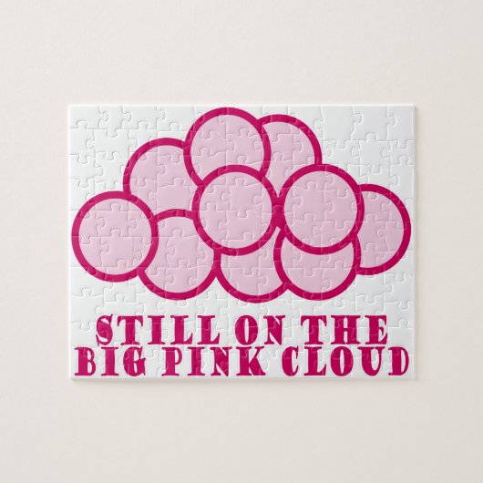 Big Pink Cloud Puzzle (Horizontal)