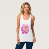 Big Pink Dahlia T - Shirt (Vorderseite Vollansicht)