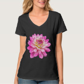 Big Pink Dahlia T - Shirt (Vorderseite)