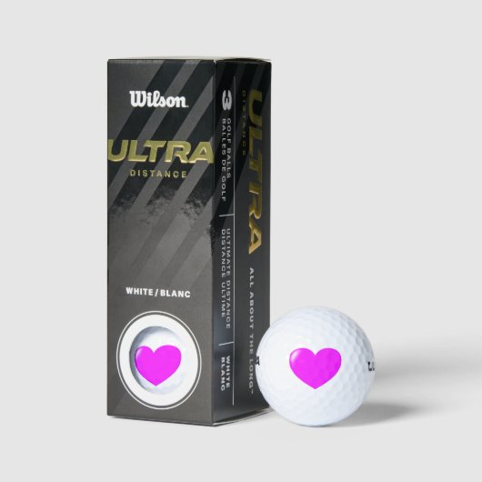 Big Pink Heart Golfball (Verpackungen)