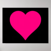 Big Pink Heart Poster (Vorne)