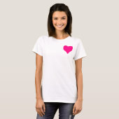 Big Pink Heart T-Shirt (Vorne ganz)