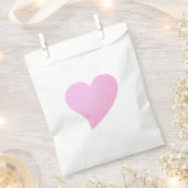 Big Pink Herz, Liebe, Weißpapier Geschenktütchen (Ausgeschnitten)