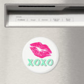 Big Pink Kiss Magnet (In Situ (Geschirrspüler))