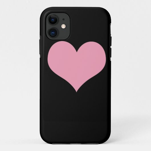 Big Pink Liebe Herz Case-Mate iPhone Hülle (Rückseite)