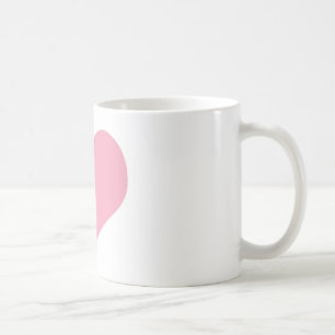 Big Pink Liebe Herz Kaffeetasse