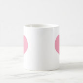 Big Pink Liebe Herz Kaffeetasse (Mittel)