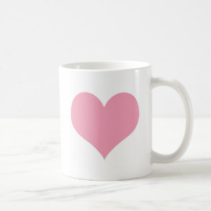 Big Pink Liebe Herz Kaffeetasse