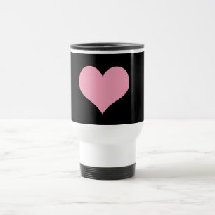 Big Pink Liebe Herz Reisebecher