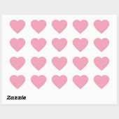 Big Pink Love Heart Herz-Aufkleber (Blatt)