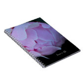 Big Pink Peony Bud Notizblock (Rechte Seite)