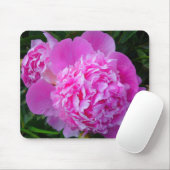 Big Pink Peony Mousepad (Mit Mouse)