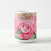 Big Pink Roses Art Tassen Cup (Mittel)