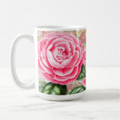Big Pink Roses Art Tassen Cup (Links)