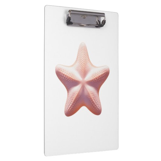 Big Pink Starfish Klemmbrett (Rechts)