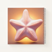 Big Pink Starfish Notizblock (Rückseite)