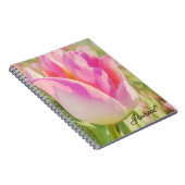 Big Pink Tulip Art Garden Journal Notizblock (Rechte Seite)