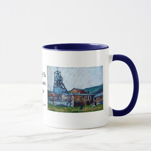 'Big Pit, Blaenavon' Tasse (Rechts)