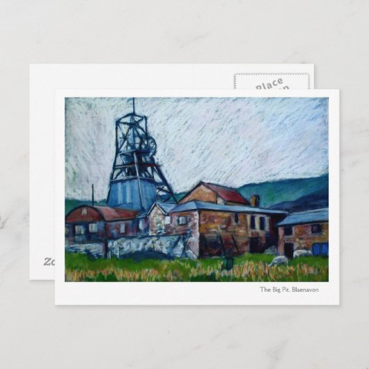 'Big Pit, Blaenavon', Wales Postcard Postkarte (Vorne/Hinten)