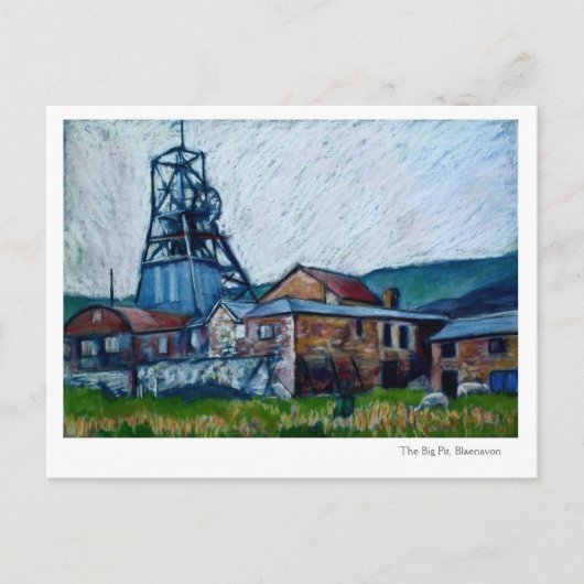 'Big Pit, Blaenavon', Wales Postcard Postkarte (Vorderseite)