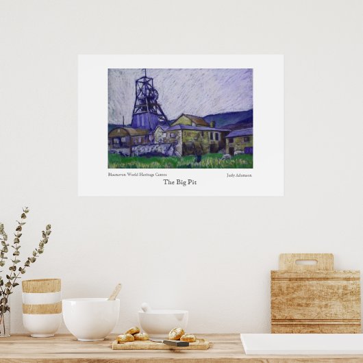 Big Pit Poster/Print Poster (Küche)