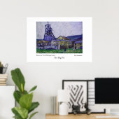 Big Pit Poster/Print Poster (Heimbüro)