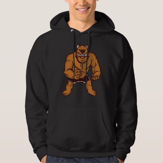 Big Pitbull Hoodie (Vorderseite)