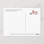 BIG PIZZA PIE Postcard bis April McCallum Postkarte (Rückseite)