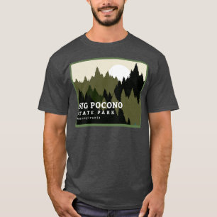 Big Pocono Staat Park Pennsylvania Wald Sunrise T-Shirt