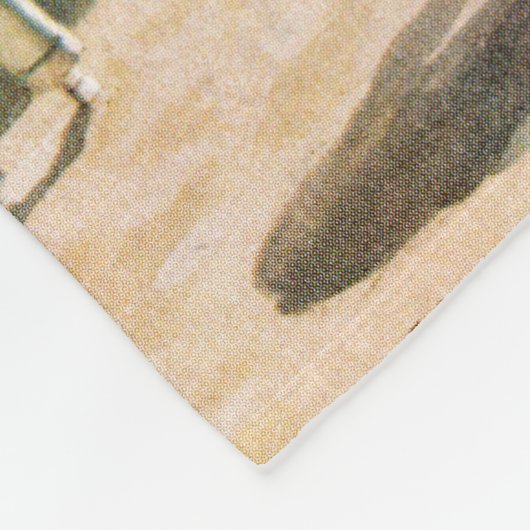 Big Pole Little Fish von Richard Sargent Fleecedecke (Ecke)