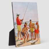 Big Pole Little Fish von Richard Sargent Fotoplatte (Seite)