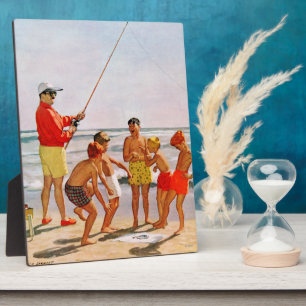 Big Pole Little Fish von Richard Sargent Fotoplatte