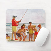 Big Pole Little Fish von Richard Sargent Mousepad (Mit Mouse)