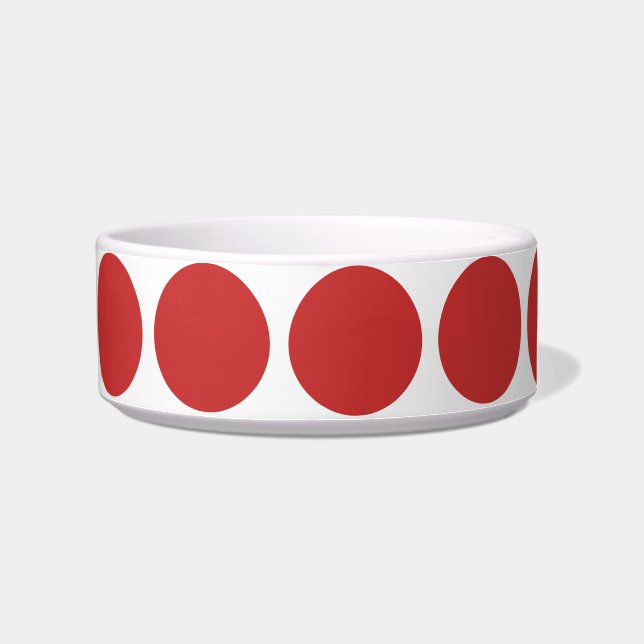 Big Polka Dots Cat Bowl Napf (Rechts)