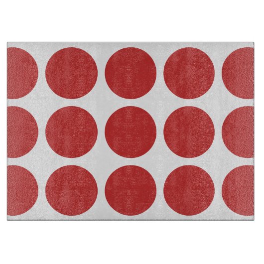 Big Polka Dots Cutting Board Schneidebrett (Vorderseite)