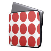 Big Polka Dots Electronics Sleeve (Vorderseite Links)