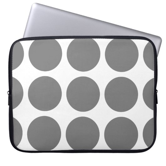 Big Polka Dots Electronics Sleeve (Vorderseite)