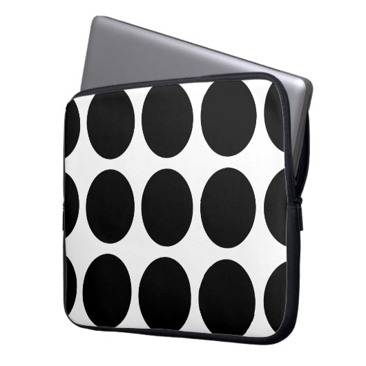 Big Polka Dots Electronics Sleeve (Vorderseite Links)