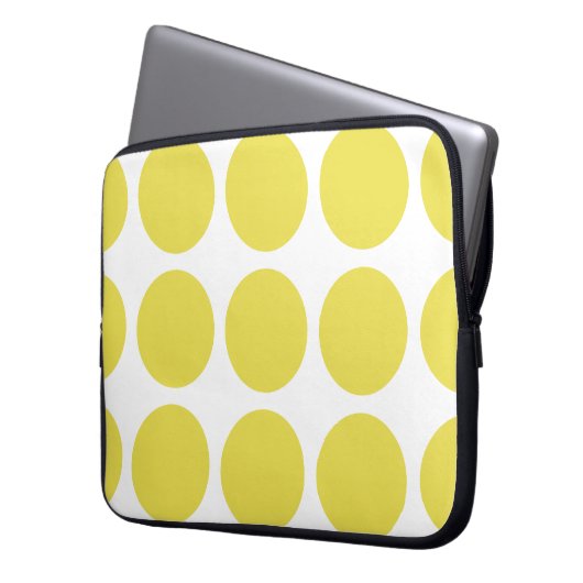 Big Polka Dots Electronics Sleeve (Vorderseite Links)
