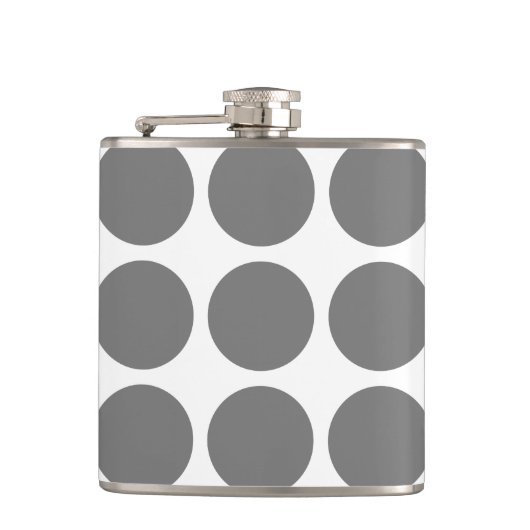 Big Polka Dots Flask Flachmann (Vorderseite)