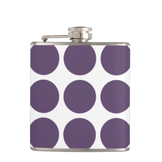 Big Polka Dots Flask Flachmann (Vorderseite)
